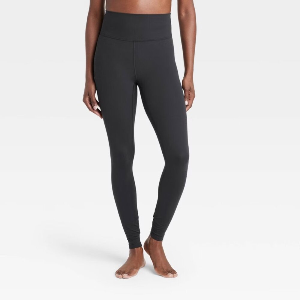 All In Motion 4X Womens Leggings Ultra High Rise Everyday Soft Jet Black